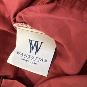 🔥 Wamsutta 100% Pima Cotton • Two Queen Pillowcases • Burgundy